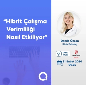Psikolog Damla Özcan Endüstri Radyo canlı yayını