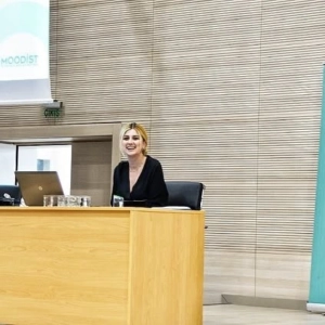 Psikolog Damla Özcan Türk Alman Üniversitesi’ndeki seminerden kareler